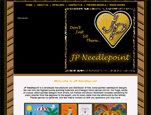 Tablet Screenshot of jpneedlepoint.com